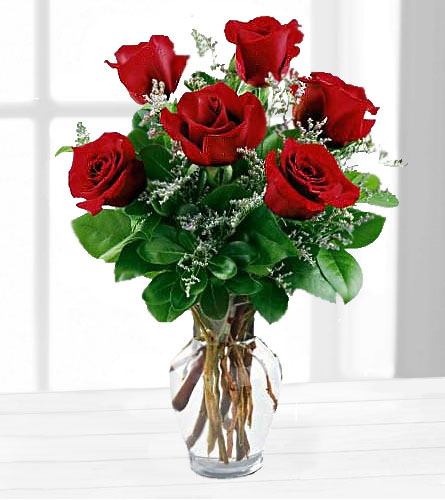 Fifty Red Roses of Romance - VASE INCLUDED in Elgin, OK